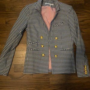 Veronica Beard Gingham Blazer